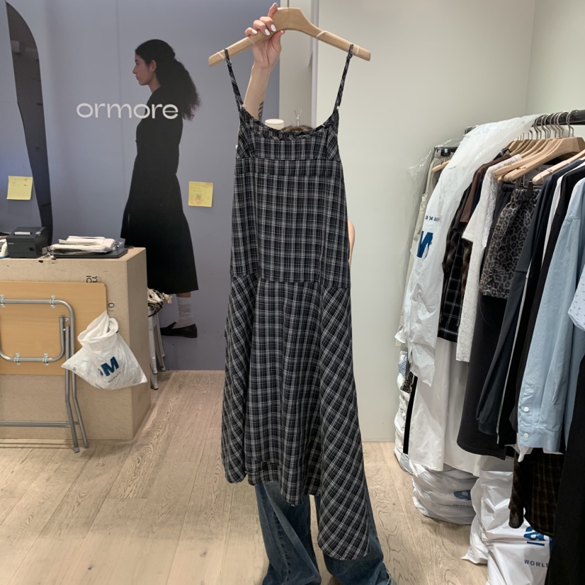 ORMORE韓國直郵㊣女士新款人氣熱賣推薦真品職業時尚連衣裙ORMORE連衣裙圖色2