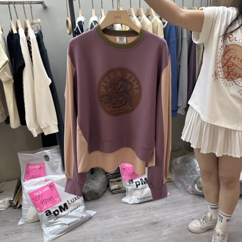 ZIPPER東大門㊣實拍女士新款25秋冬真品推薦時尚人氣休閑衛衣ZIPPER衛衣圖色3