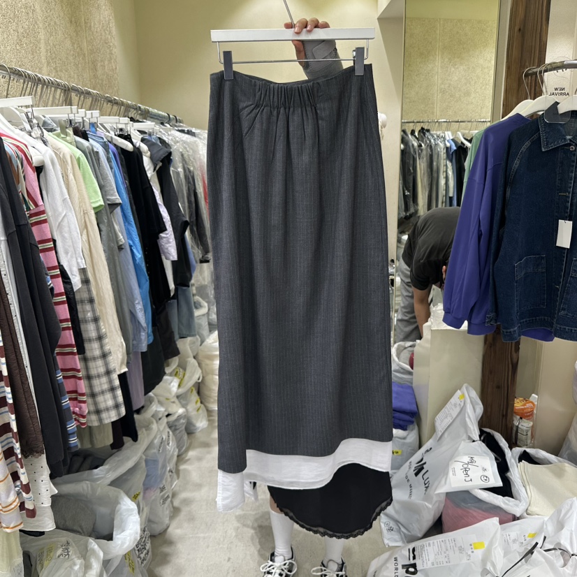 REFLAT東大門㊣代購女裝新款休閑職業熱賣真品25秋冬人氣長裙REFLAT長裙