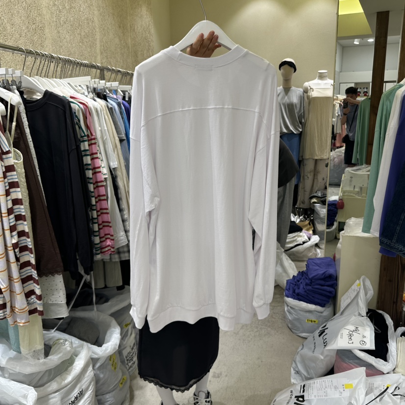 REFLAT韓國直郵㊣女士新款真品25秋冬休閑熱賣職業時尚長袖T恤REFLAT長袖T恤