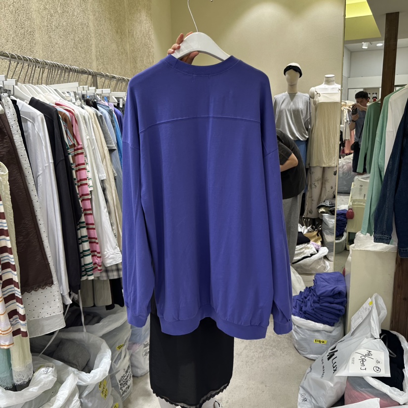 REFLAT韓國直郵㊣女士新款真品25秋冬休閑熱賣職業時尚長袖T恤REFLAT長袖T恤圖色2