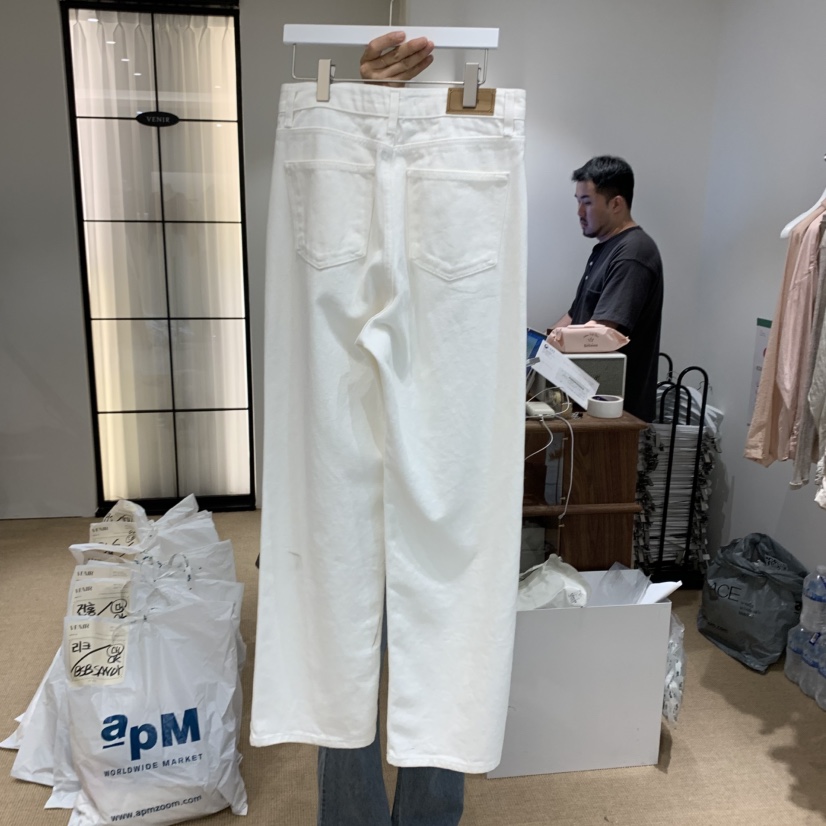 VENIR-a東大門㊣直郵女裝新品推薦時尚真品人氣職業牛仔褲VENIR-a牛仔褲