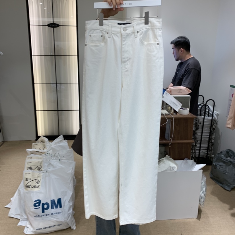 VENIR-a東大門㊣直郵女裝新品推薦時尚真品人氣職業牛仔褲VENIR-a牛仔褲圖色1