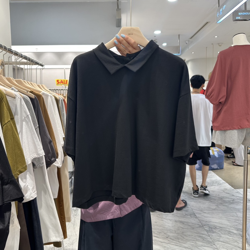 REVE-L韓國代購㊣女裝新款推薦人氣職業熱賣休閑25秋冬T恤REVE-LT恤圖色3