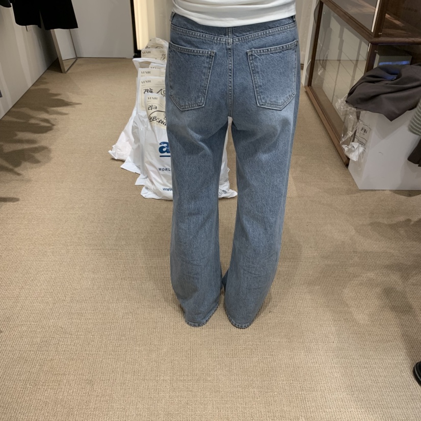 VENIR-a韓國代購㊣女士新品休閑熱賣推薦25秋冬牛仔褲修身VENIR-a牛仔褲