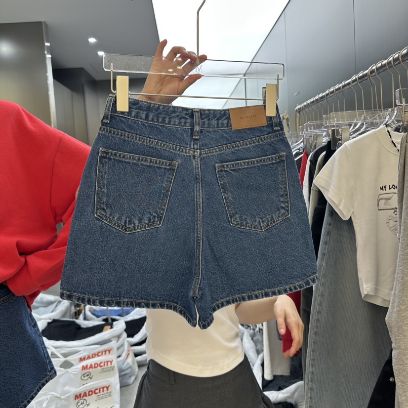 MADCITY韓國直郵㊣女士新品熱賣推薦時尚休閑人氣職業真品短褲MADCITY短褲