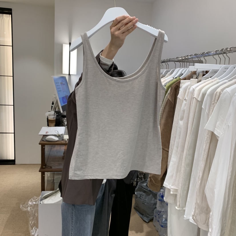 VENIR-a東大門㊣實拍女裝新品時尚推薦人氣吊帶背心不含內搭VENIR-a吊帶/背心圖色5