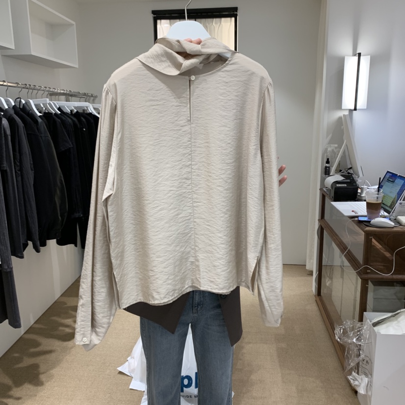 VENIR-a東大門㊣實拍女士新款25秋冬職業人氣推薦襯衫蕾絲衫VENIR-a襯衫/蕾絲衫