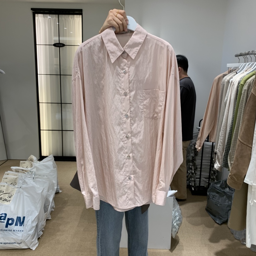 VENIR-a韓國代購㊣女士新款休閑時尚職業推薦真品襯衫蕾絲衫VENIR-a襯衫/蕾絲衫圖色3