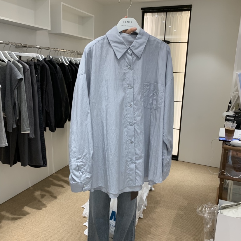 VENIR-a韓國代購㊣女士新款休閑時尚職業推薦真品襯衫蕾絲衫VENIR-a襯衫/蕾絲衫圖色5