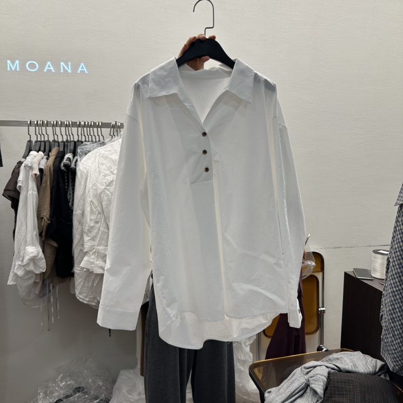 MOANA東大門㊣直郵女士新品職業熱賣人氣真品休閑襯衫蕾絲衫MOANA襯衫/蕾絲衫