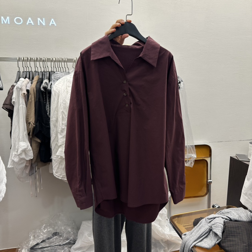 MOANA東大門㊣直郵女士新品職業熱賣人氣真品休閑襯衫蕾絲衫MOANA襯衫/蕾絲衫圖色2
