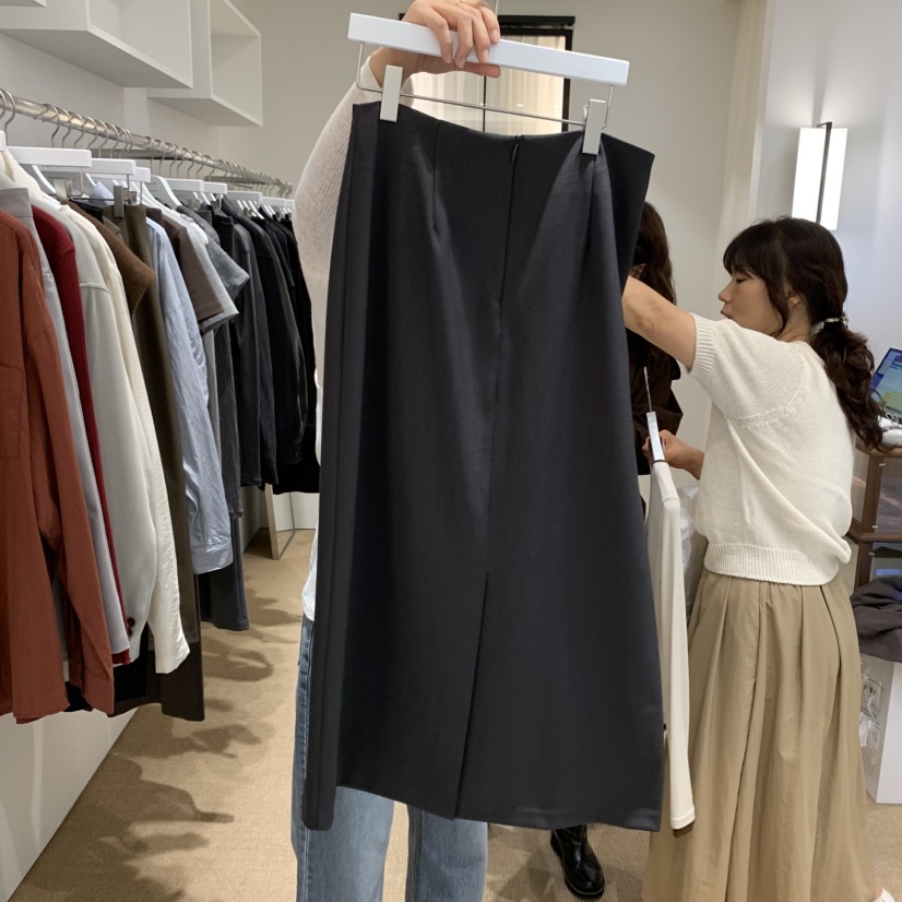 VENIR-a韓國直郵㊣女士新品25秋冬職業真品時尚半身裙中短裙VENIR-a半身裙/中短裙