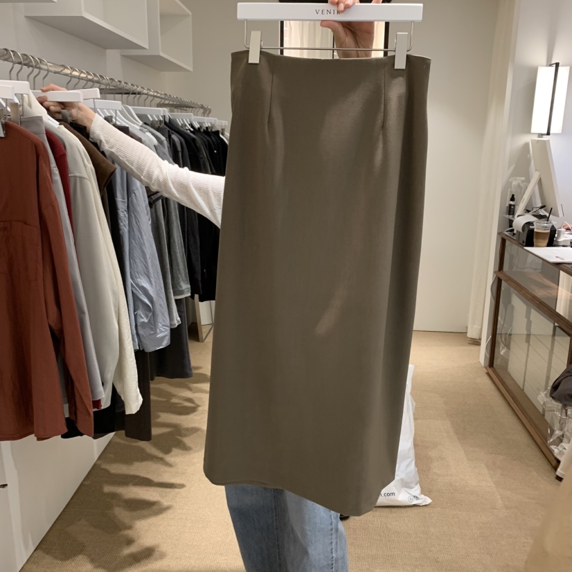 VENIR-a韓國直郵㊣女士新品25秋冬職業真品時尚半身裙中短裙VENIR-a半身裙/中短裙圖色2