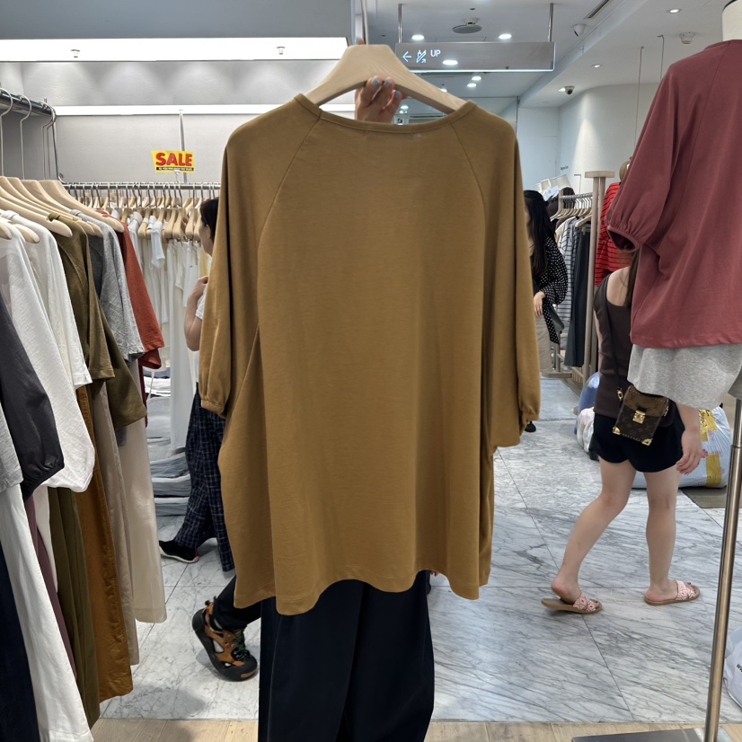 REVE-L韓國直郵㊣女士新款熱賣時尚人氣推薦25秋冬休閑T恤REVE-LT恤