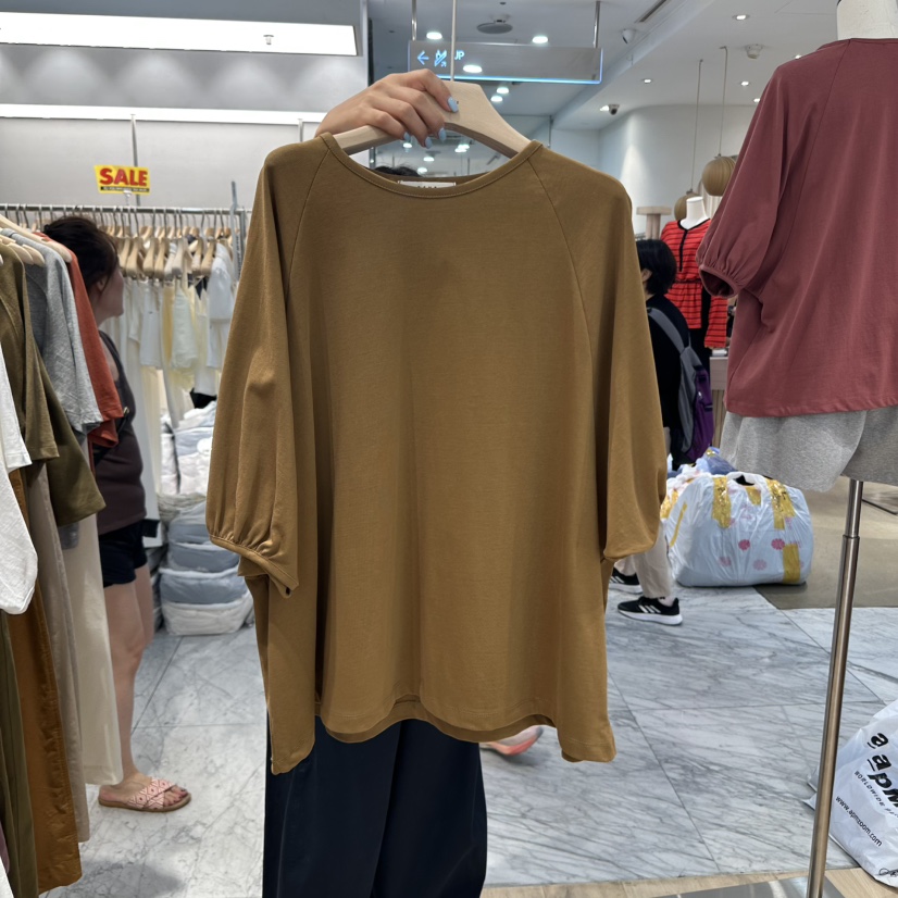 REVE-L韓國直郵㊣女士新款熱賣時尚人氣推薦25秋冬休閑T恤REVE-LT恤圖色5