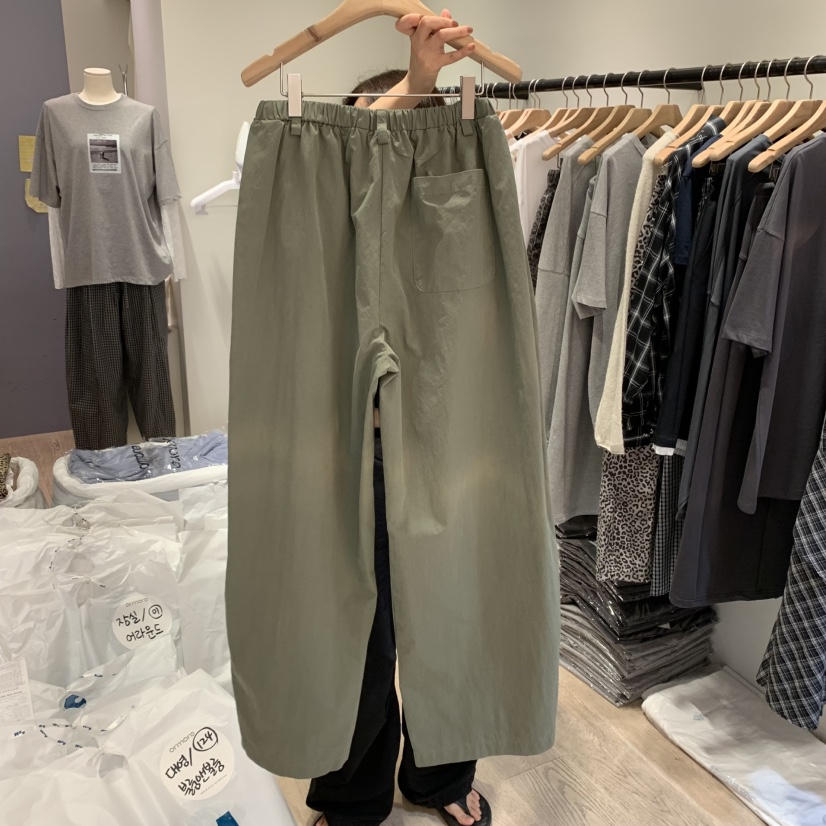ORMORE韓國代購㊣女裝新品25秋冬時尚真品人氣休閑褲不含腰帶ORMORE休閑褲