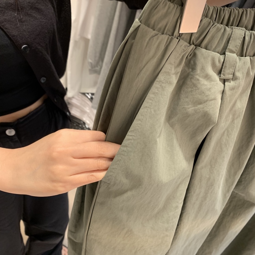 ORMORE韓國代購㊣女裝新品25秋冬時尚真品人氣休閑褲不含腰帶ORMORE休閑褲