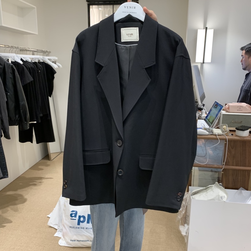 VENIR-a東大門㊣實拍女裝新品休閑熱賣人氣25秋冬推薦夾克VENIR-a夾克圖色3