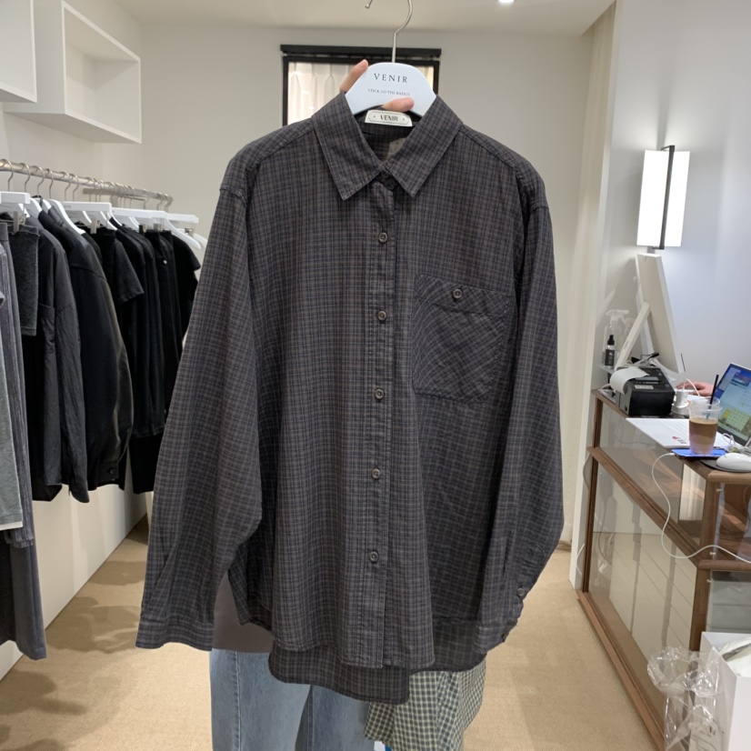 VENIR-a東大門㊣實拍女士新品推薦休閑真品熱賣襯衫蕾絲衫VENIR-a襯衫/蕾絲衫圖色3