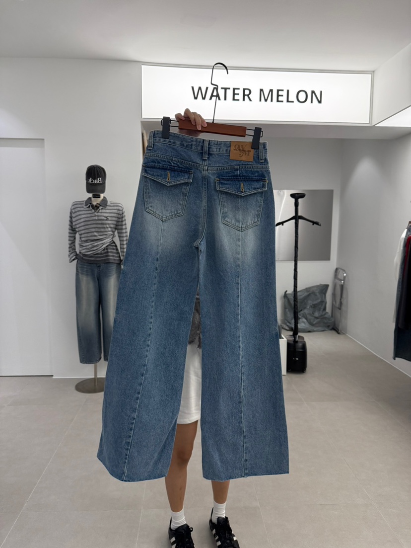 WATERMELON東大門㊣代購女裝新款職業休閑推薦時尚真品牛仔褲de goyou牛仔褲