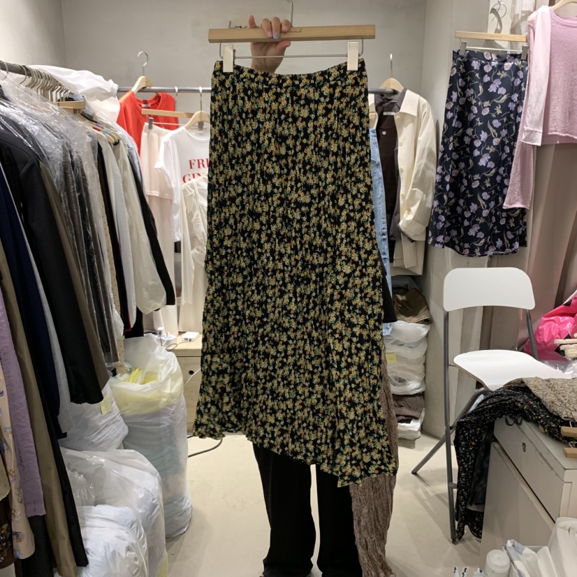 LOGROAD韓國代購㊣女士新品熱賣人氣休閑25秋夏半身裙中短裙LOG ROAD半身裙/中短裙圖色2
