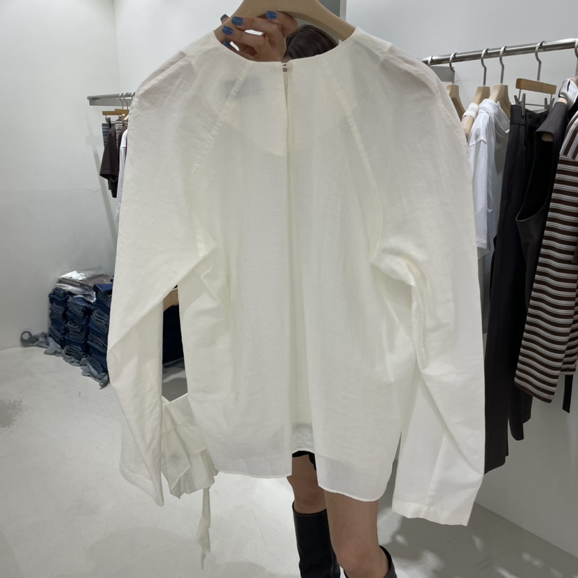 REPELLER東大門㊣直郵女裝新款人氣25秋夏推薦休閑襯衫蕾絲衫REPELLER襯衫/蕾絲衫