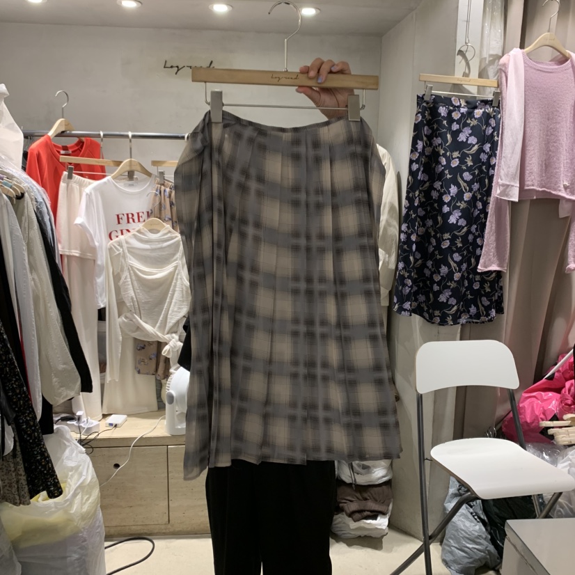 LOGROAD韓國直郵㊣女裝新款職業推薦熱賣休閑真品半身裙中短裙LOG ROAD半身裙/中短裙
