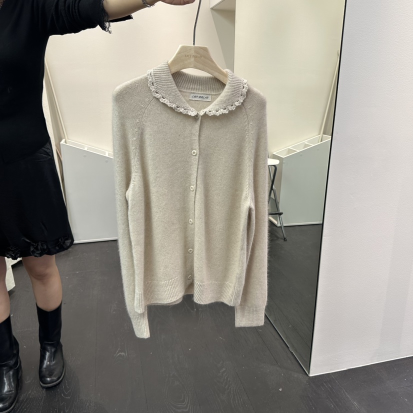 SALT BREAD韓國代購㊣女士新品人氣時尚熱賣25秋夏職業針織衫SALT BREAD針織衫圖色3