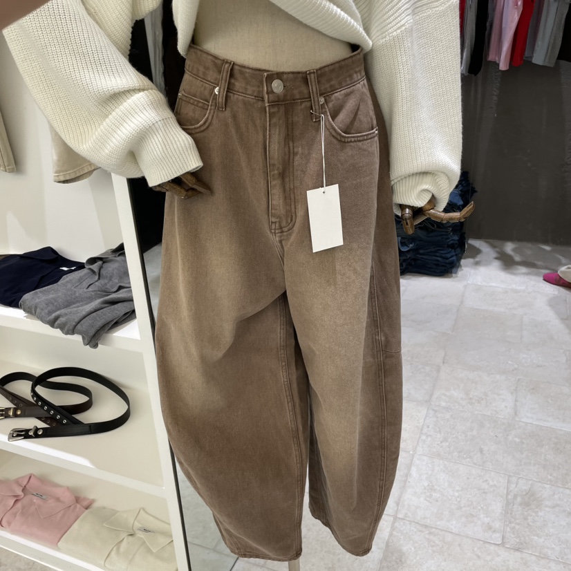 MIXXIN東大門㊣代購女裝新品時尚休閑熱賣真品25秋夏牛仔褲MIXXIN牛仔褲