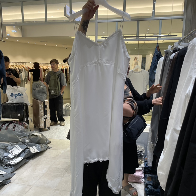 MIXXIN韓國代購㊣女裝新品休閑熱賣人氣推薦連衣裙不含腰帶MIXXIN連衣裙