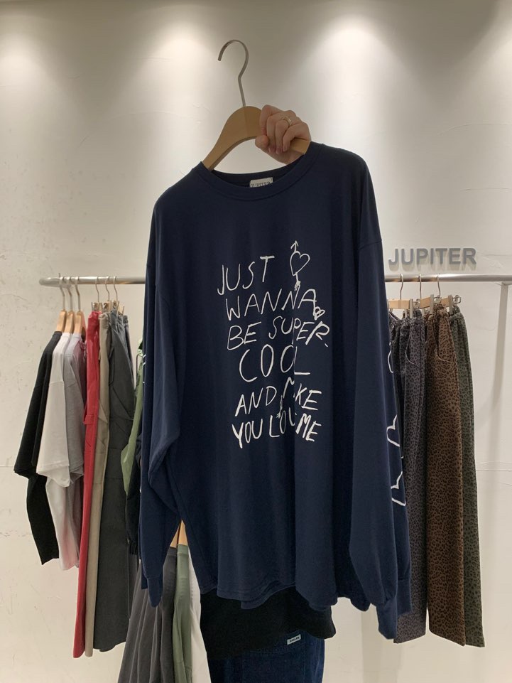 JUPITER東大門㊣代購女裝新品推薦時尚25秋夏人氣熱賣長袖T恤JUPITER長袖T恤圖色2