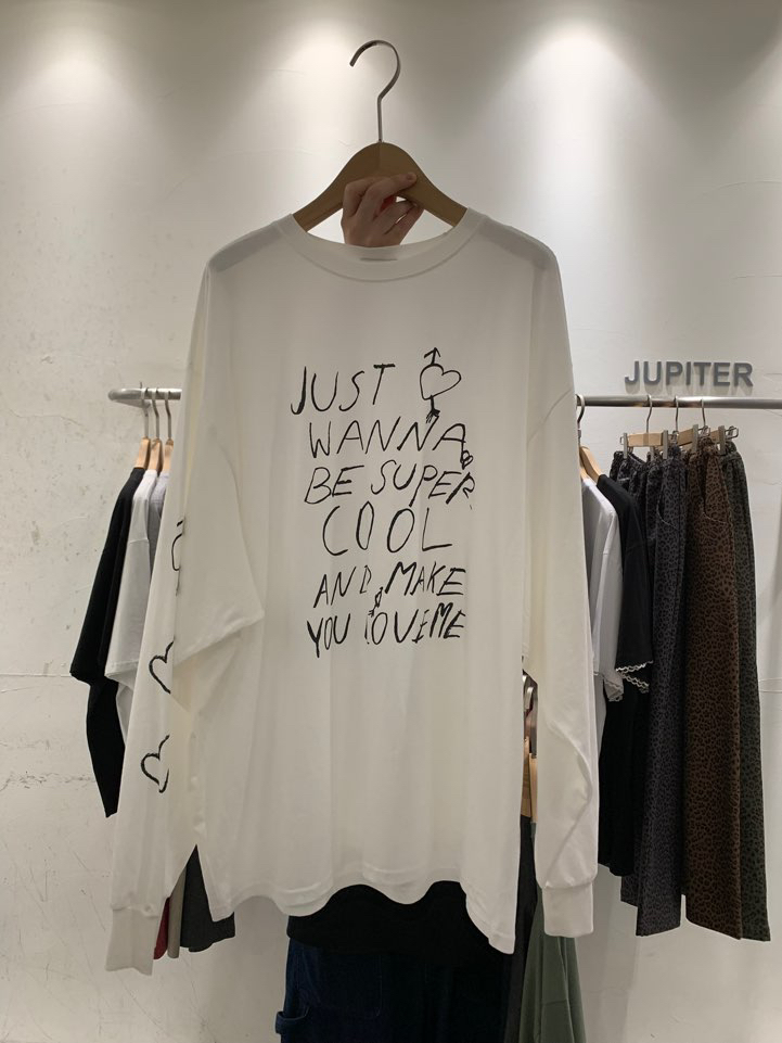 JUPITER東大門㊣代購女裝新品推薦時尚25秋夏人氣熱賣長袖T恤JUPITER長袖T恤圖色4