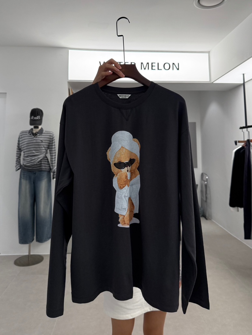 WATERMELON東大門㊣實拍女士新品人氣推薦熱賣休閑時尚長袖T恤de goyou長袖T恤圖色2