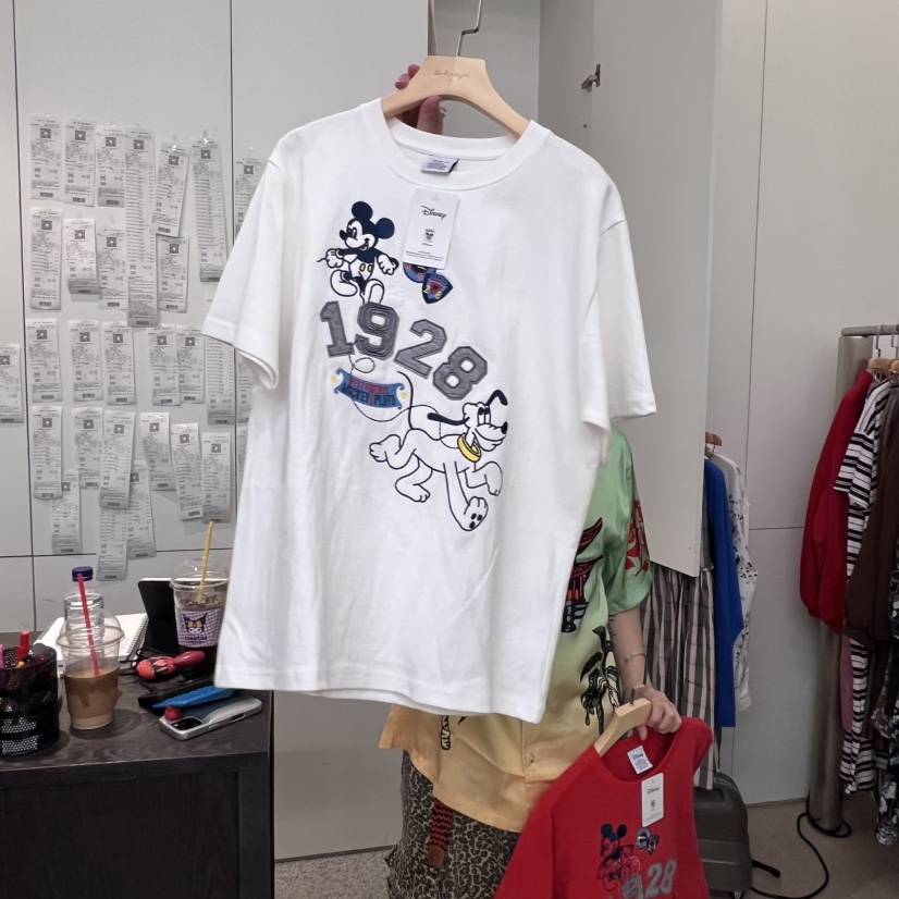 DOHWAJI東大門㊣直郵女士新品熱賣休閑25秋夏人氣時尚T恤刺繡DOHWAJIT恤圖色2
