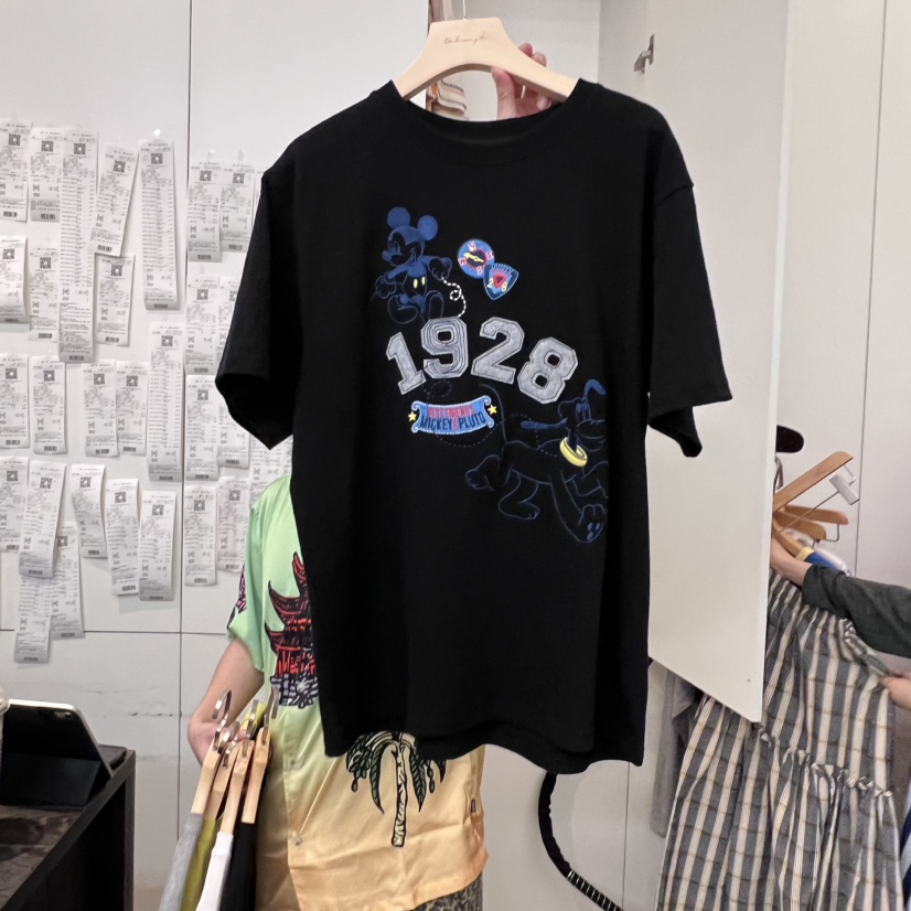 DOHWAJI東大門㊣直郵女士新品熱賣休閑25秋夏人氣時尚T恤刺繡DOHWAJIT恤圖色3