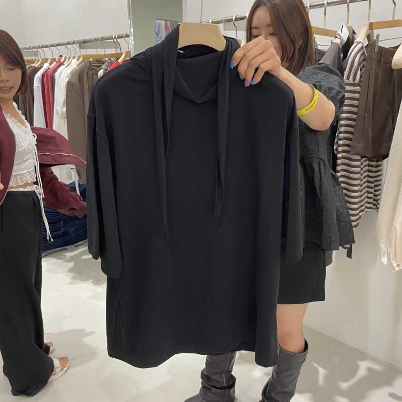 REPELLER韓國直郵㊣女裝新品人氣推薦25秋夏職業休閑時尚T恤REPELLERT恤圖色2
