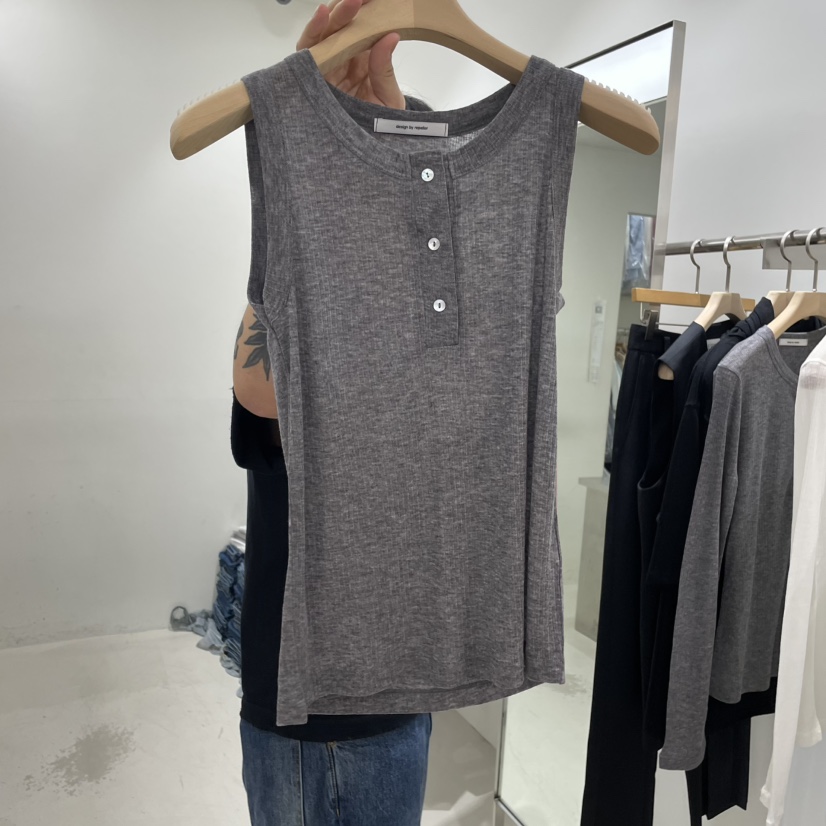 REPELLER東大門㊣實拍女裝新款25秋夏時尚職業人氣吊帶背心REPELLER吊帶/背心圖色2