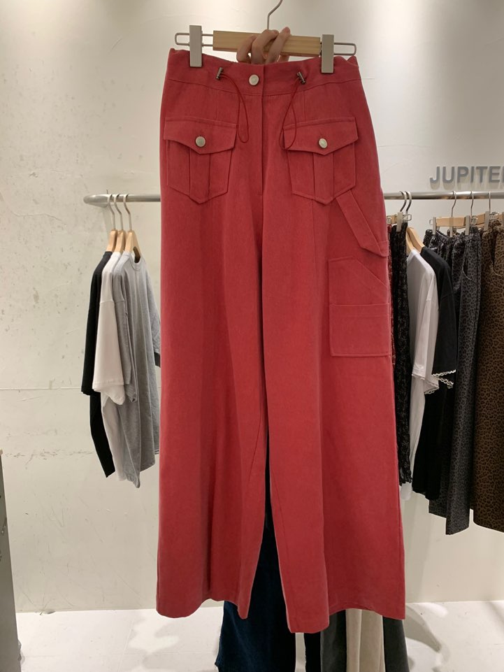 JUPITER東大門㊣直郵女士新品推薦熱賣25秋夏真品休閑褲口袋JUPITER休閑褲圖色2