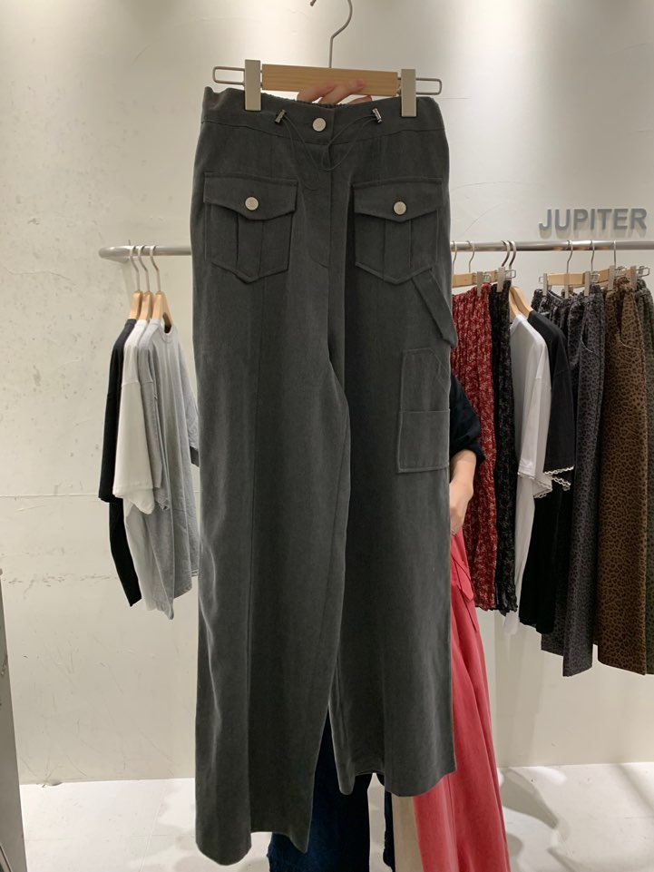 JUPITER東大門㊣直郵女士新品推薦熱賣25秋夏真品休閑褲口袋JUPITER休閑褲圖色3