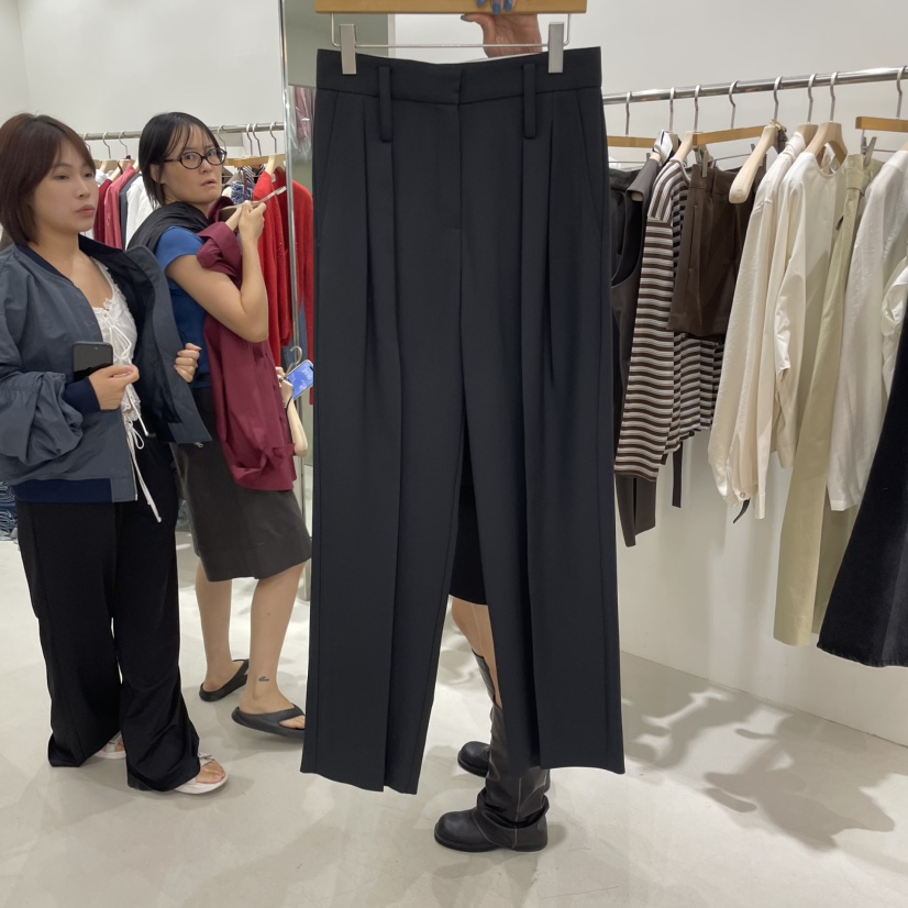 REPELLER韓國直郵㊣女士新款時尚熱賣25秋夏職業休閑休閑褲REPELLER休閑褲圖色2