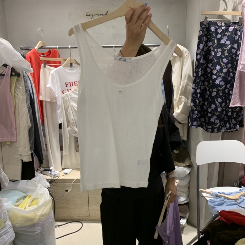 LOGROAD東大門㊣代購女裝新品職業25秋夏熱賣真品休閑吊帶背心LOG ROAD吊帶/背心圖色7