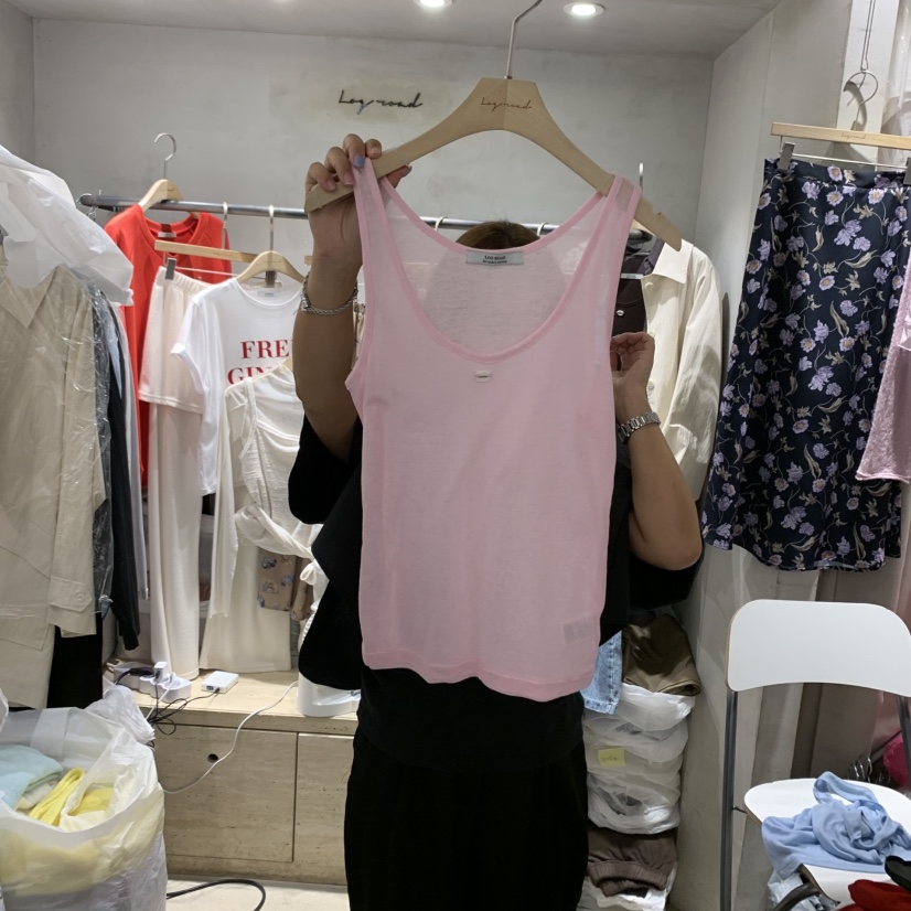 LOGROAD東大門㊣代購女裝新品職業25秋夏熱賣真品休閑吊帶背心LOG ROAD吊帶/背心圖色8