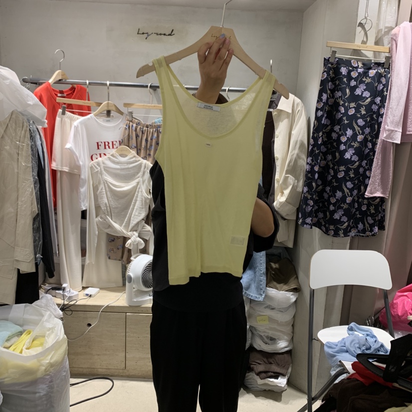 LOGROAD東大門㊣代購女裝新品職業25秋夏熱賣真品休閑吊帶背心LOG ROAD吊帶/背心圖色9