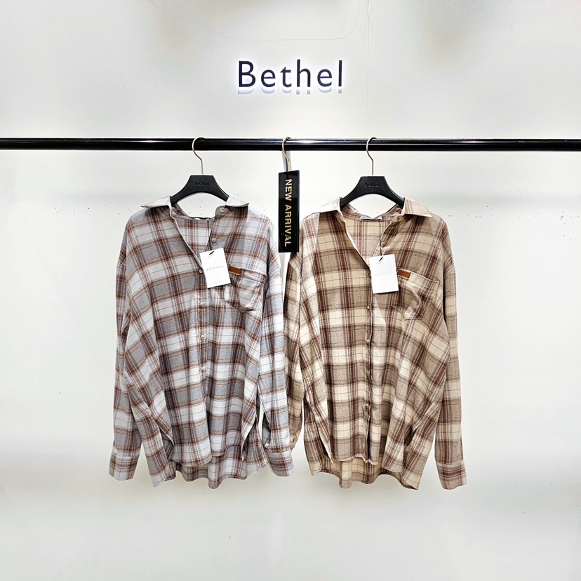 BETHEL東大門㊣實拍女士新品25秋夏人氣職業熱賣襯衫蕾絲衫BETHEL襯衫/蕾絲衫