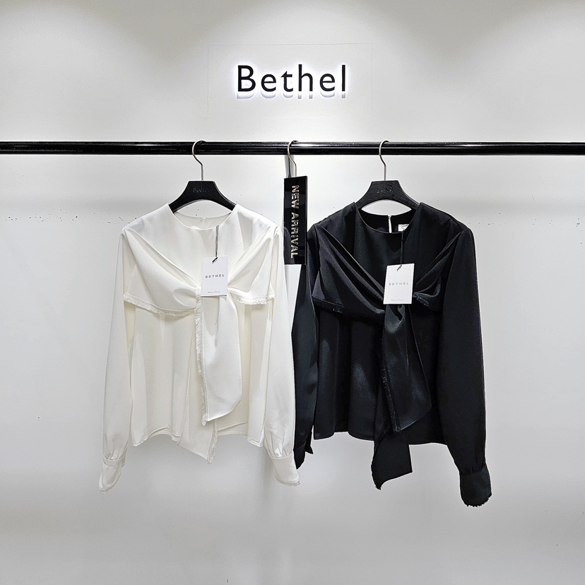 BETHEL韓國代購㊣女裝新品真品休閑職業人氣熱賣襯衫蕾絲衫BETHEL襯衫/蕾絲衫