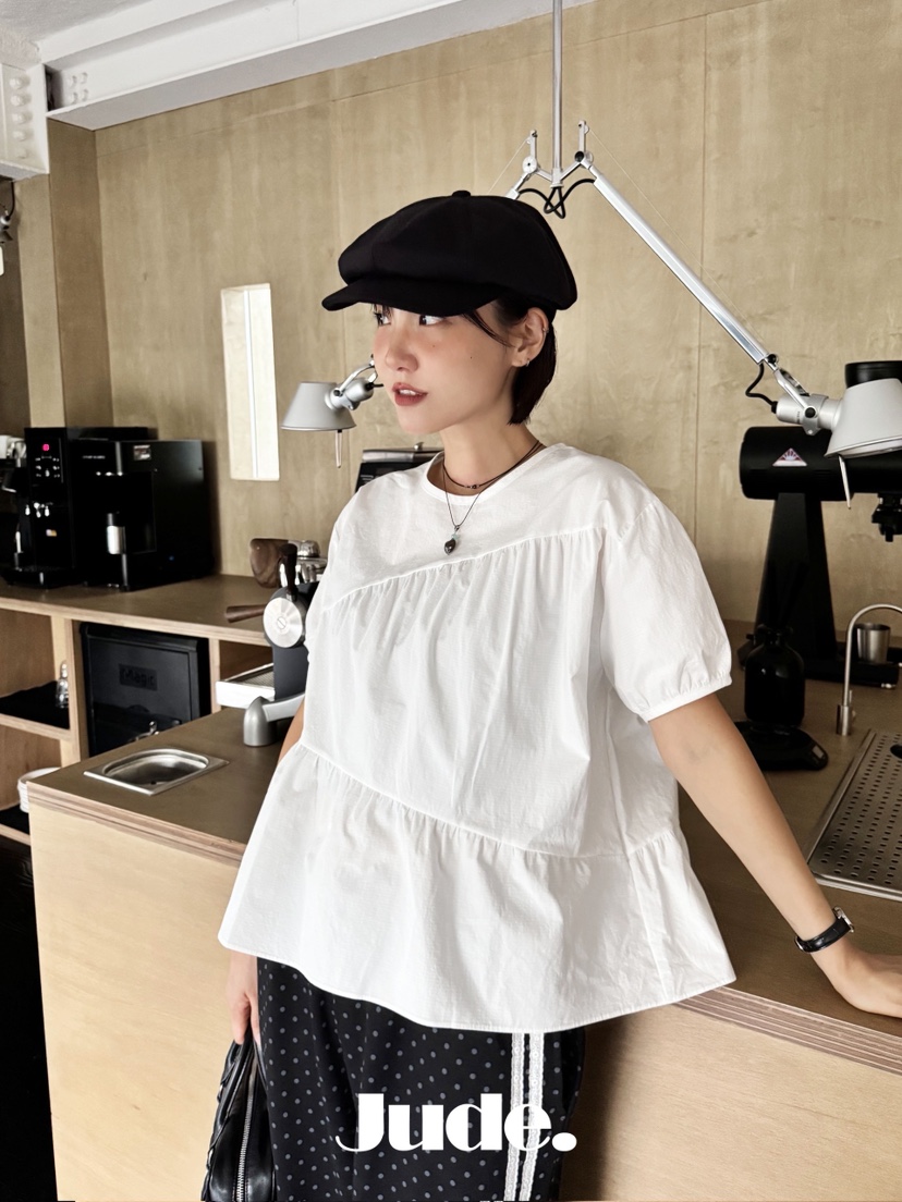 HEYJUDE東大門㊣實拍女裝新款休閑推薦真品25秋冬襯衫蕾絲衫HEYJUDE襯衫/蕾絲衫