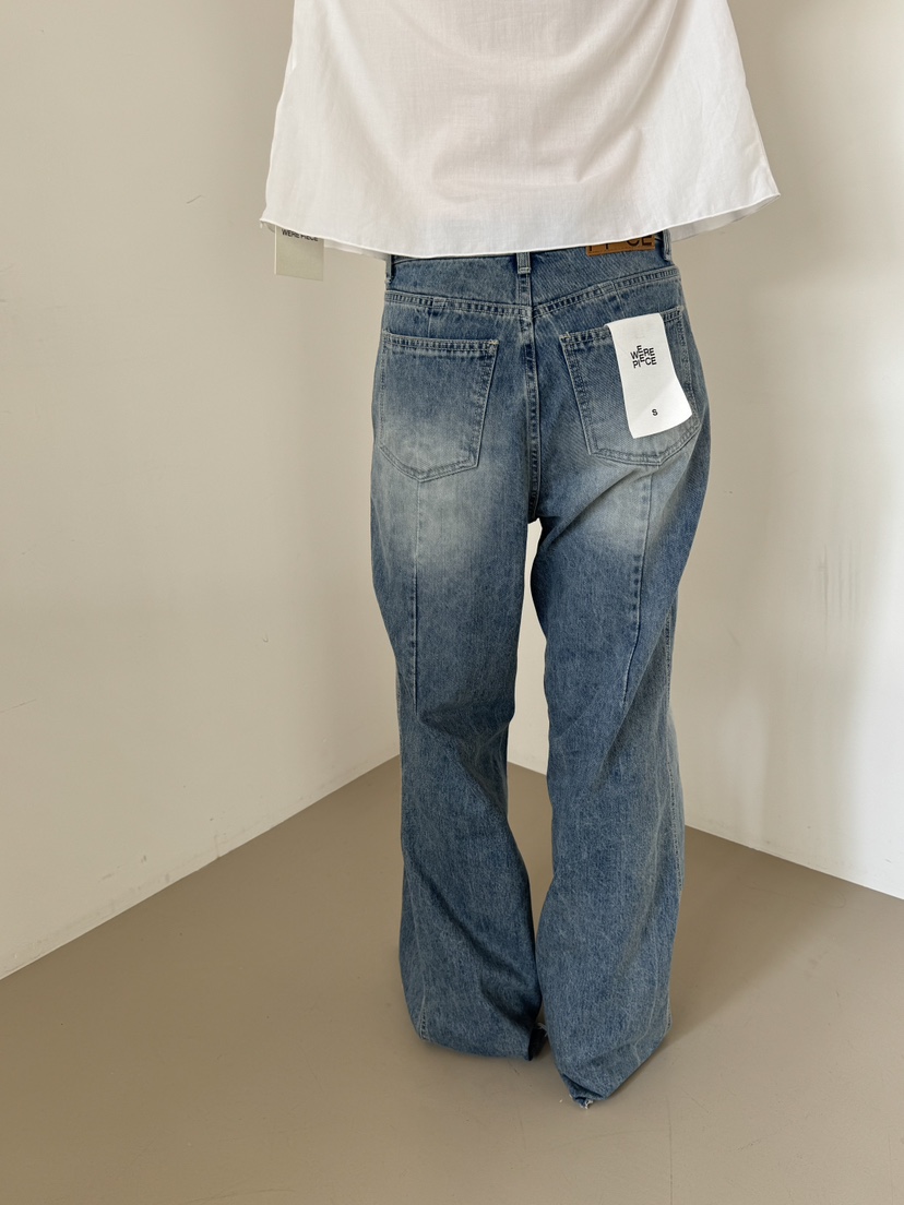KARE/WEREPIECE東大門㊣代購女裝新品休閑推薦時尚25秋冬牛仔褲KARE/WEREPIECE牛仔褲