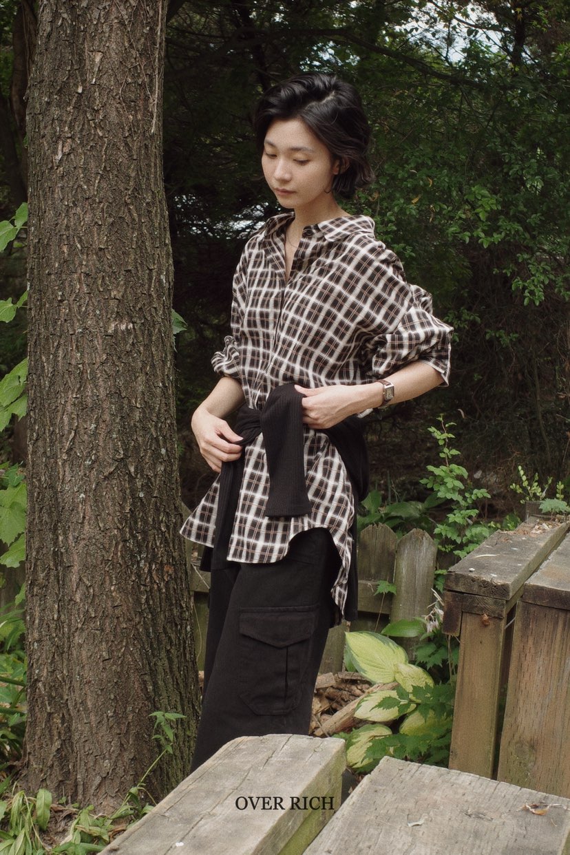 OVER RICH東大門㊣直郵女士新款人氣時尚推薦職業襯衫蕾絲衫OVER RICH襯衫/蕾絲衫
