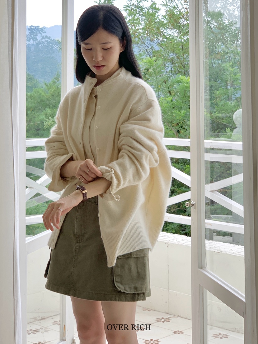 OVER RICH韓國直郵㊣女士新款職業推薦真品休閑針織衫高領OVER RICH針織衫
